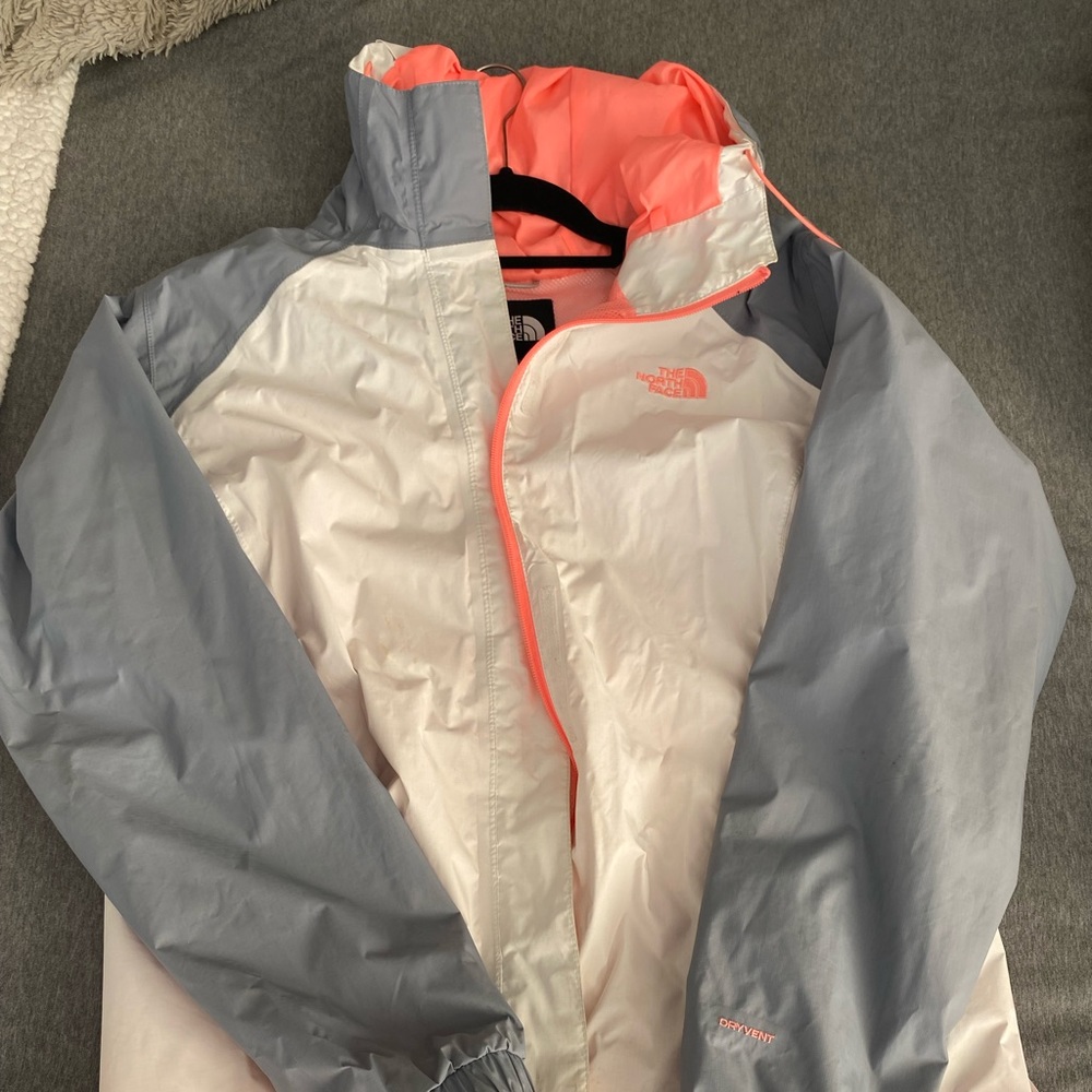 Hooded North Face Rain Coat